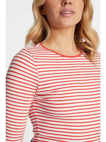 Rich & Royal Longsleeve rood/wit