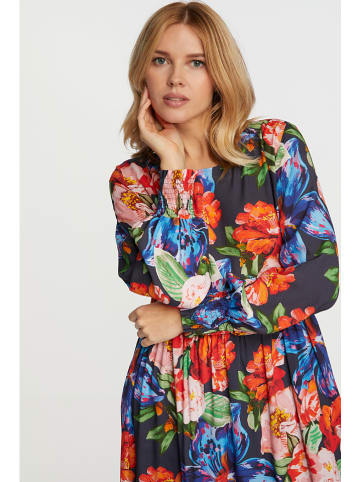 Rich & Royal Jurk blauw/rood