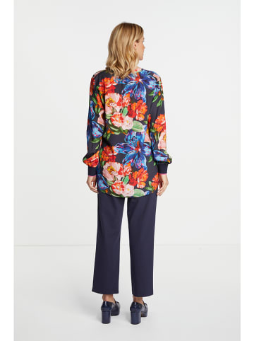 Rich & Royal Blouse donkerblauw/rood