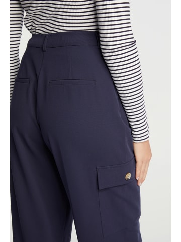 Rich & Royal Cargobroek donkerblauw