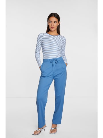 Rich & Royal Longsleeve blauw/wit