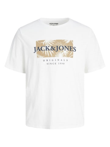 JACK & JONES Junior Koszulka "Crayon" w kolorze białym