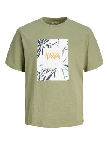 JACK & JONES Junior Koszulka "Crayon" w kolorze zielonym