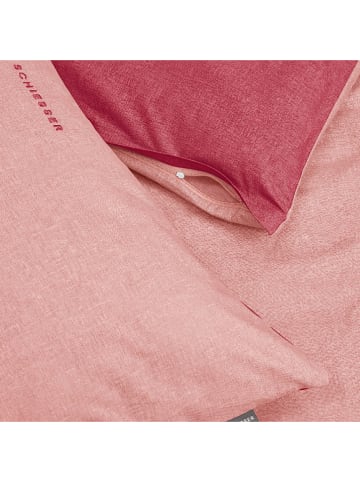 Schiesser Poszewki renforcé (2 szt.) w kolorze jasnoróżowo-różowym na poduszkę