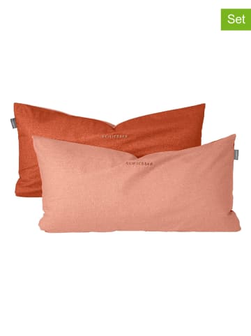 Schiesser Poszewki renforcé (2 szt.) w kolorze pomarańczowym na poduszkę