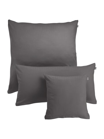 Schiesser Dżersejowa poszewka "Jessi" w kolorze ciemnoszarym na poduszkę