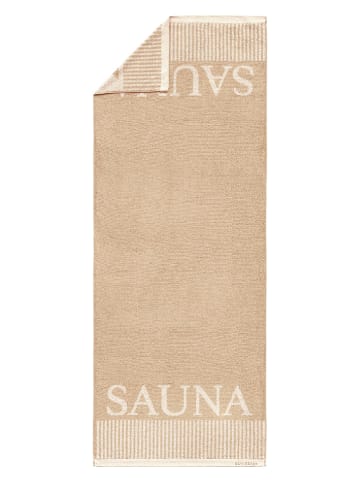 Schiesser Ręcznik "Rom" w kolorze beżowym do sauny
