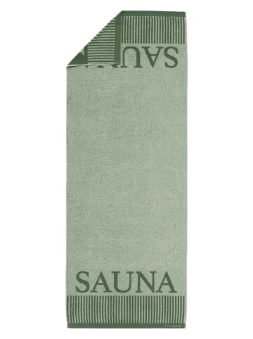 Schiesser Ręcznik "Rom" w kolorze zielonym do sauny