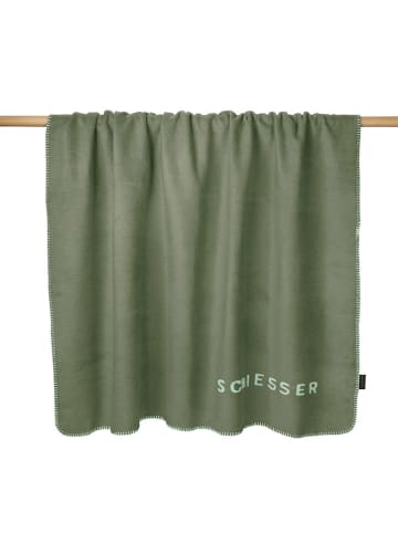 Schiesser Wohndecke "Klara" in Grün