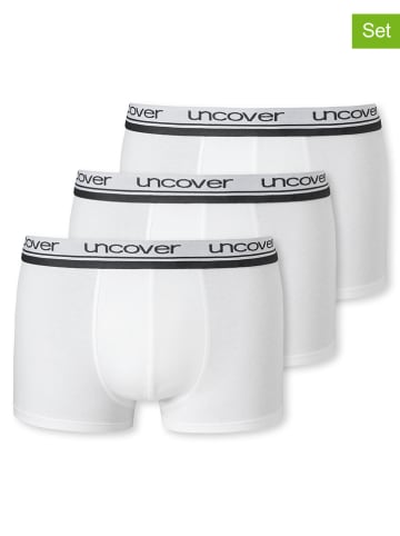 UNCOVER BY SCHIESSER 3-delige set: boxershorts wit