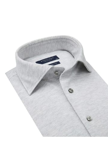 PROFUOMO Blouse - slim fit - grijs