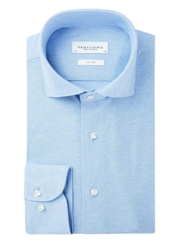 PROFUOMO Blouse - slim fit - lichtblauw