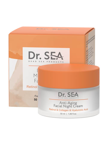 DR. SEA Nachtcreme "Anti-Aging Retinol, Collagen & Hyaluronic", 50 ml