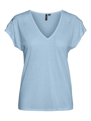 Vero Moda Koszulka "Ilsa" w kolorze błękitnym
