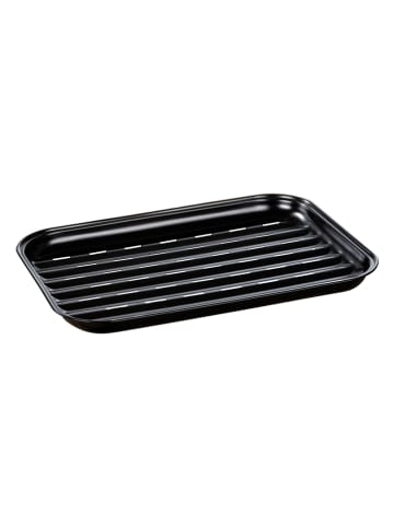 Wenko Grillschaal "Luca" zwart - (L)34,5 x (B)24,5 cm