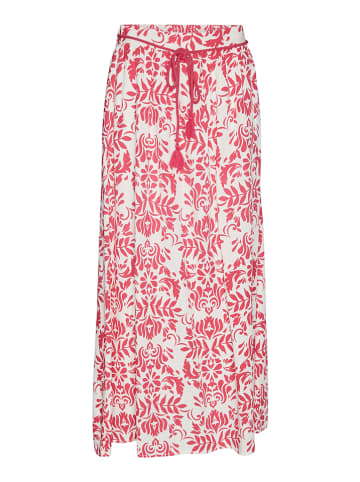 Vero Moda Spódnica w kolorze różowo-białym