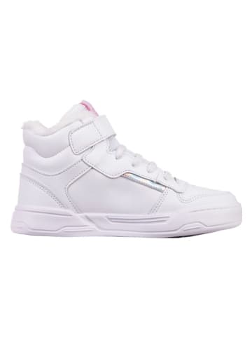 Kappa Sneakersy "Mangan" w kolorze biało-jasnoróżowym