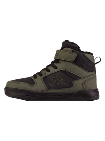 Kappa Sneakers "Lineup" in Khaki/ Schwarz
