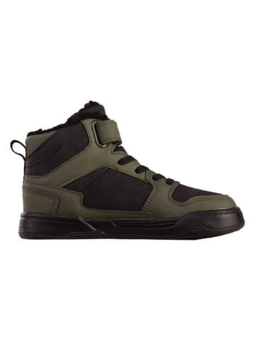 Kappa Sneakers "Lineup" in Khaki/ Schwarz