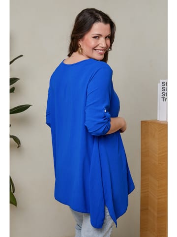 Curvy Lady Blouse blauw