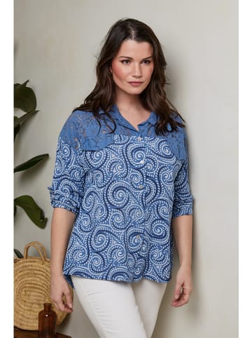Curvy Lady Hemd in Blau