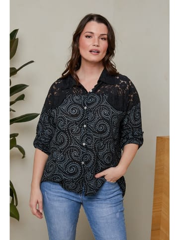 Curvy Lady Blouse zwart