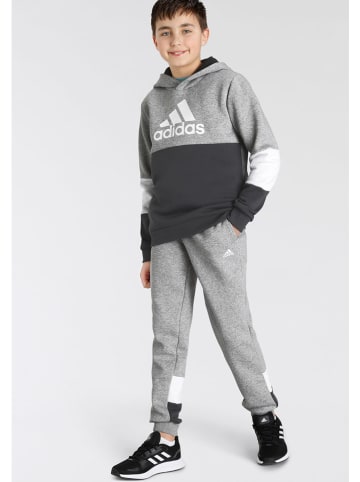 adidas 2-delige outfit grijs/antraciet