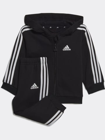 adidas 2-delige outfit zwart/wit