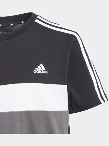 adidas Koszulka w kolorze czarno-szaro-białym
