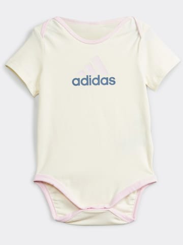 adidas 2tlg. Outfit in Gelb/ Rosa