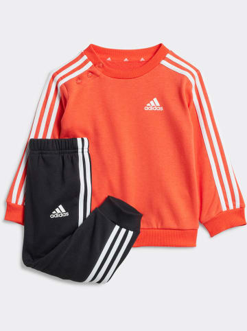 adidas 2tlg. Outfit in Orange/ Schwarz