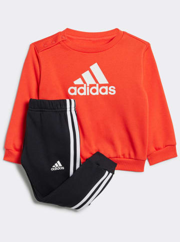 adidas 2-delige outfit oranje/zwart
