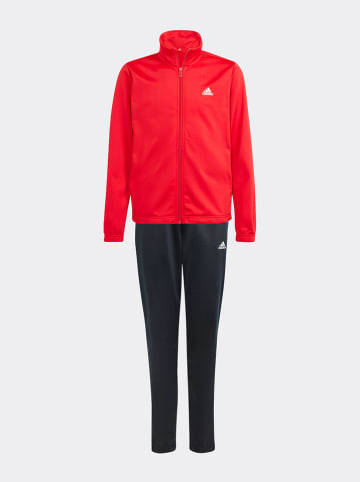 adidas 2-delige outfit rood/zwart