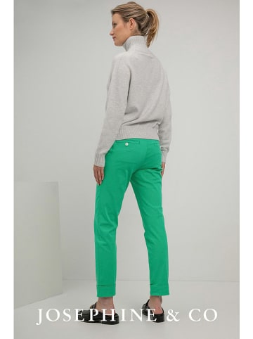 Josephine & Co Spodnie "Les" w kolorze zielonym