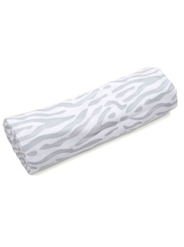 Poetree Kids Wickeldecke in Grau/ Weiß - (L)120 x (B)120 cm