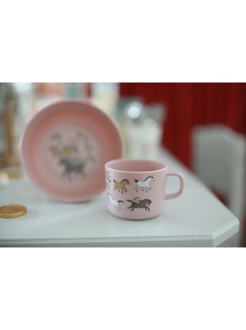 Rätt Start Becher "Pippi Circus" in Rosa/ Bunt