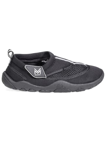 Massive Badeschuhe in Schwarz