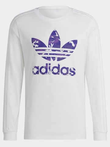 adidas Koszulka w kolorze biało-fioletowym