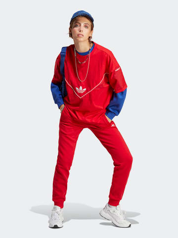 adidas Spodnie dresowe w kolorze czerwonym