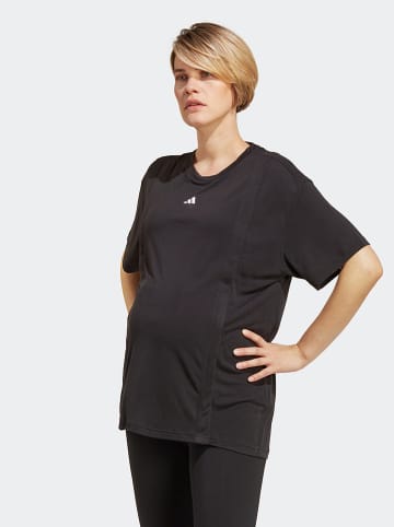 adidas Koszulka ciążowa w kolorze czarnym