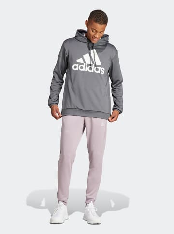 adidas 2tlg. Outfit: Trainingsanzug in Grau/ Rosa