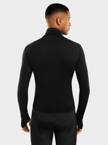 Siroko Wełniana koszulka "SRX Denali" w kolorze czarnym