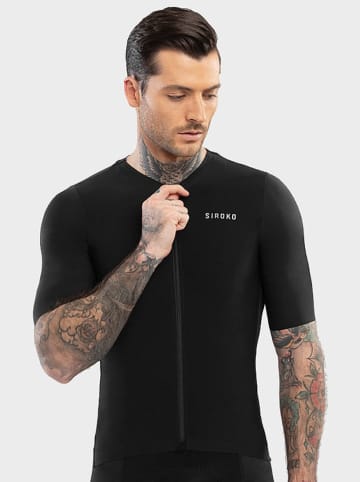 Siroko Fahrradtrikot "SRX PRO High Tec" in Schwarz