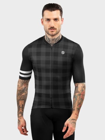 Siroko Fahrrad-Shirt "M3 Dark Hill" in Schwarz/ Grau