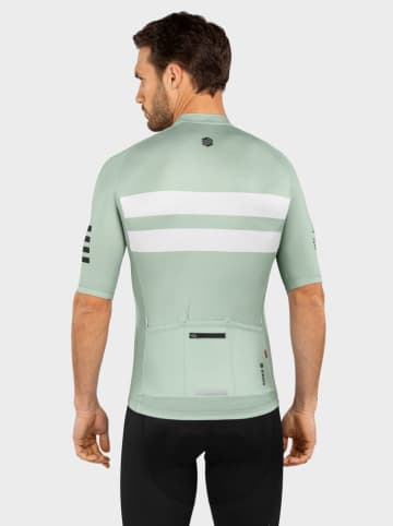Siroko Fahrrad-Shirt "M3 Mustair" in Hellgrün/ Weiß