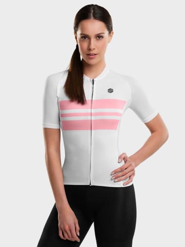 Siroko Fahrrad-Shirt "M3 Queen" in Weiß/ Rosa