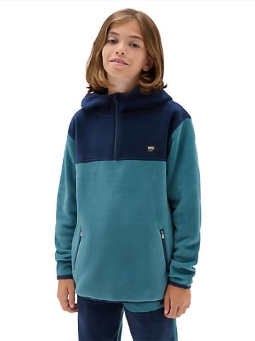 Vans Fleece hoodie donkerblauw/turquoise