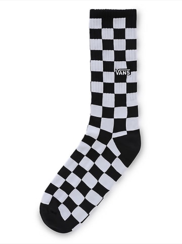 Vans Skarpety "Checkerboard" w kolorze czarno-białym
