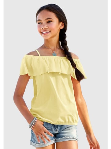 Kidsworld Koszulka w kolorze żółtym
