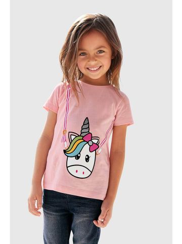 Kidsworld Koszulka w kolorze jasnoróżowym